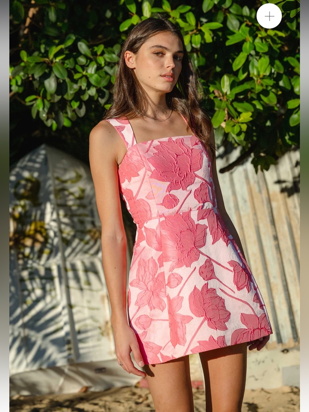 elliatt dionne pink floral tulip jacquard mini party dress size small NEW - Picture 14 of 14